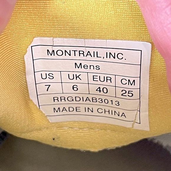 Montrail Men’s Trail Hiking Shoes - Unisex - Picture 14 of 16